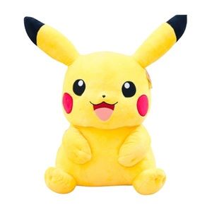 POKÉMON Pikachu Plush Stuffed Animal Toy, 8 Inches, Yellow